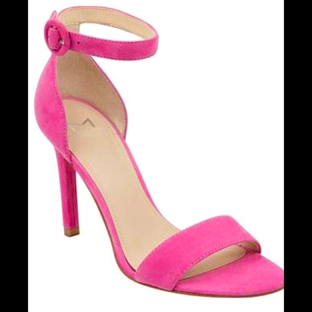Marc Fisher Pink Ankle Strap Sandals